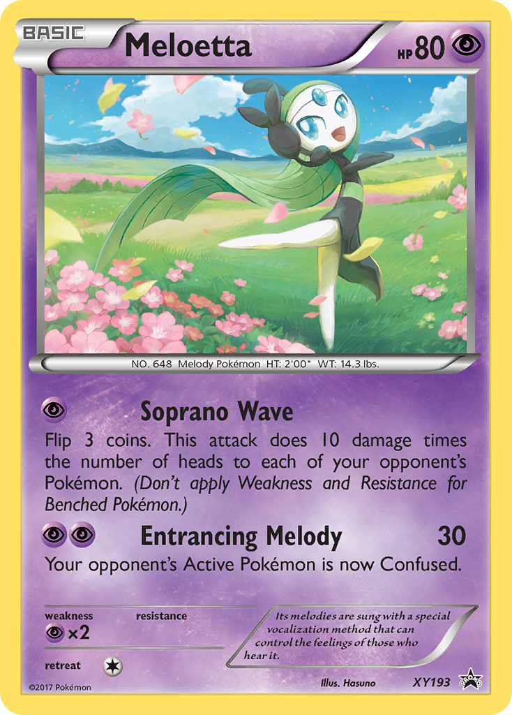 Meloetta (XY193) [XY: Black Star Promos] | Jomio and Rueliete's Cards and Comics