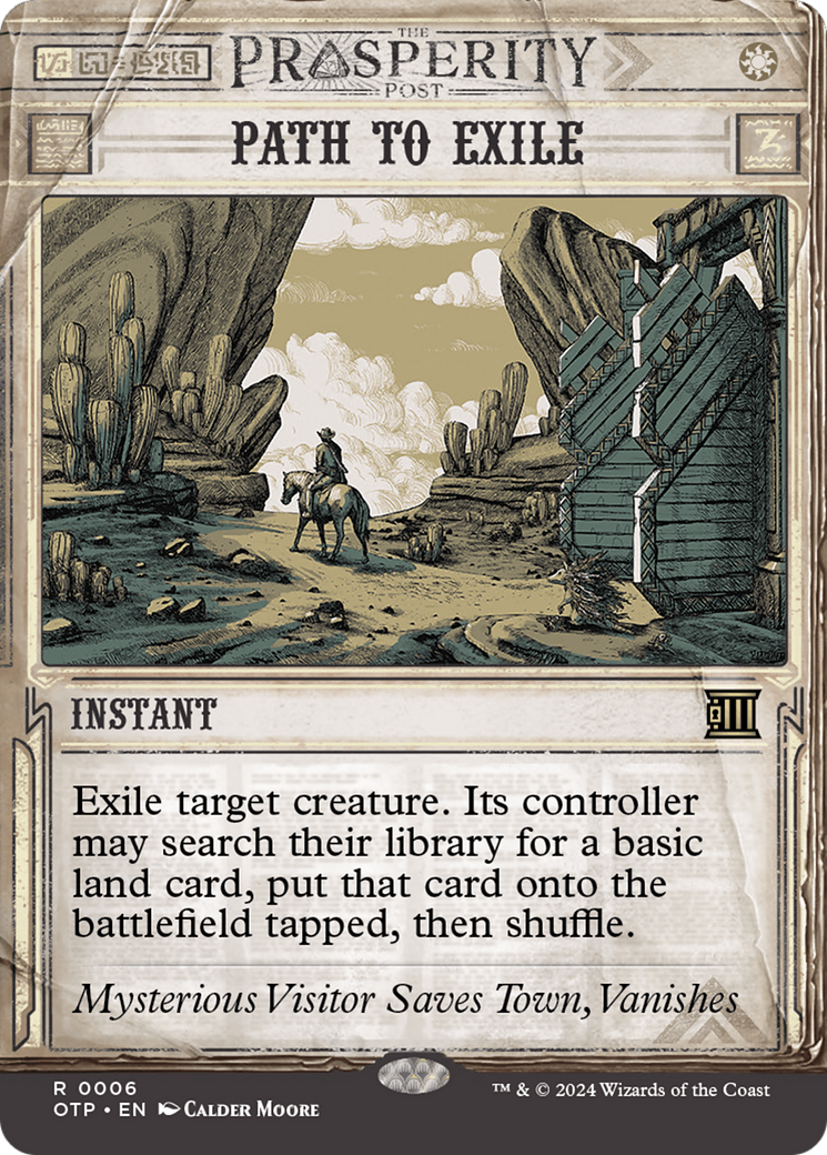 Path to Exile [Outlaws of Thunder Junction: Breaking News] | Jomio and Rueliete's Cards and Comics