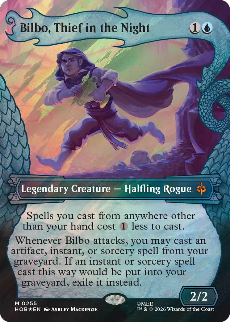 Bilbo, Thief in the Night (Showcase) (Surge Foil) [The Hobbit] | Jomio and Rueliete's Cards and Comics