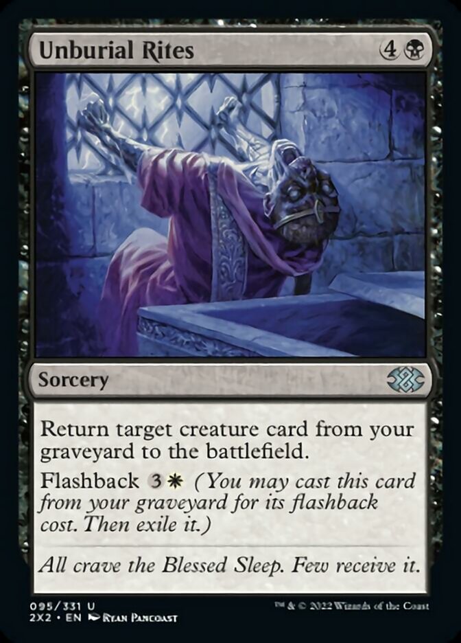 Unburial Rites [Double Masters 2022] | Jomio and Rueliete's Cards and Comics