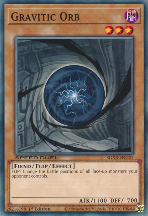 Gravitic Orb [SGX3-ENG07] Common | Jomio and Rueliete's Cards and Comics