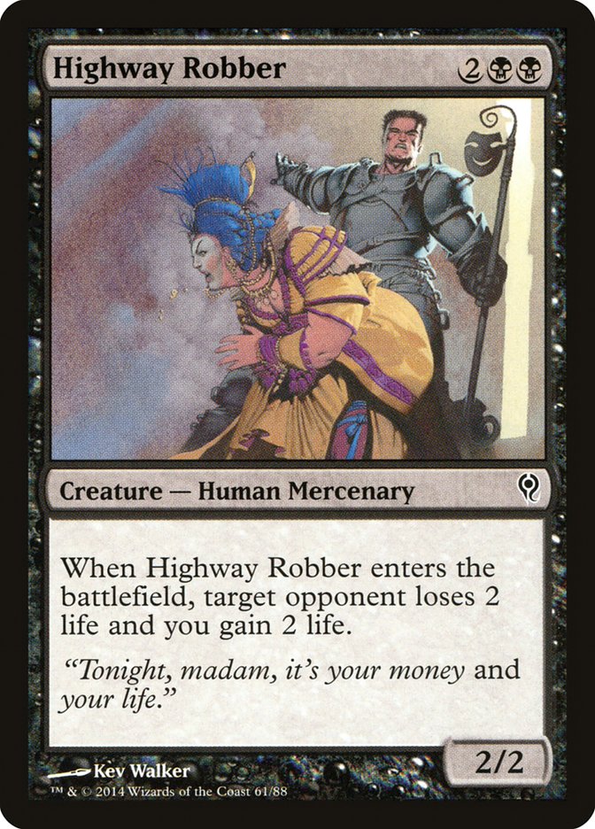 Highway Robber [Duel Decks: Jace vs. Vraska] | Jomio and Rueliete's Cards and Comics