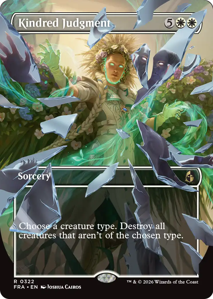 Kindred Judgment (Borderless) [Reality Fracture] | Jomio and Rueliete's Cards and Comics