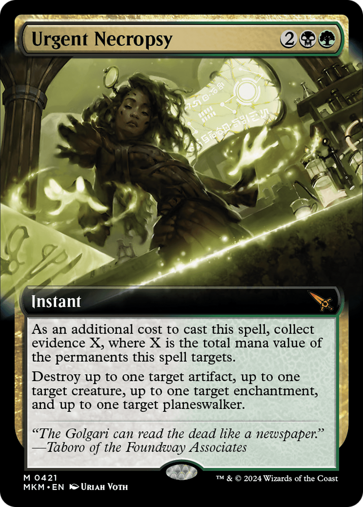 Urgent Necropsy (Extended Art) [Murders at Karlov Manor] | Jomio and Rueliete's Cards and Comics