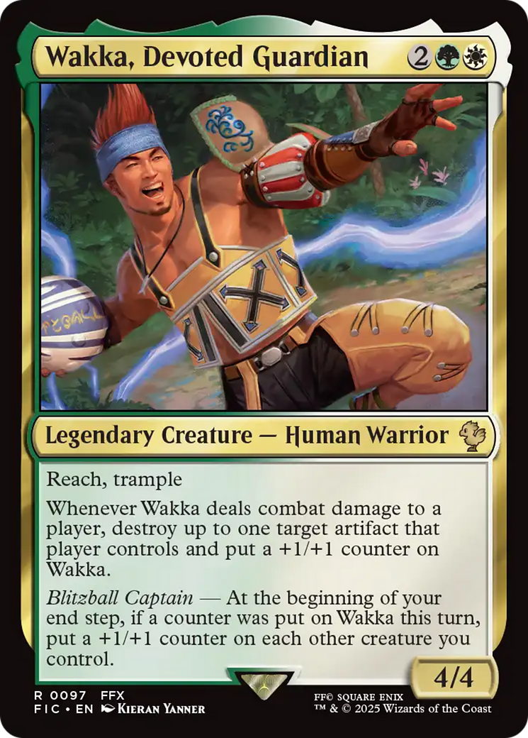 Wakka, Devoted Guardian [FINAL FANTASY Commander] | Jomio and Rueliete's Cards and Comics