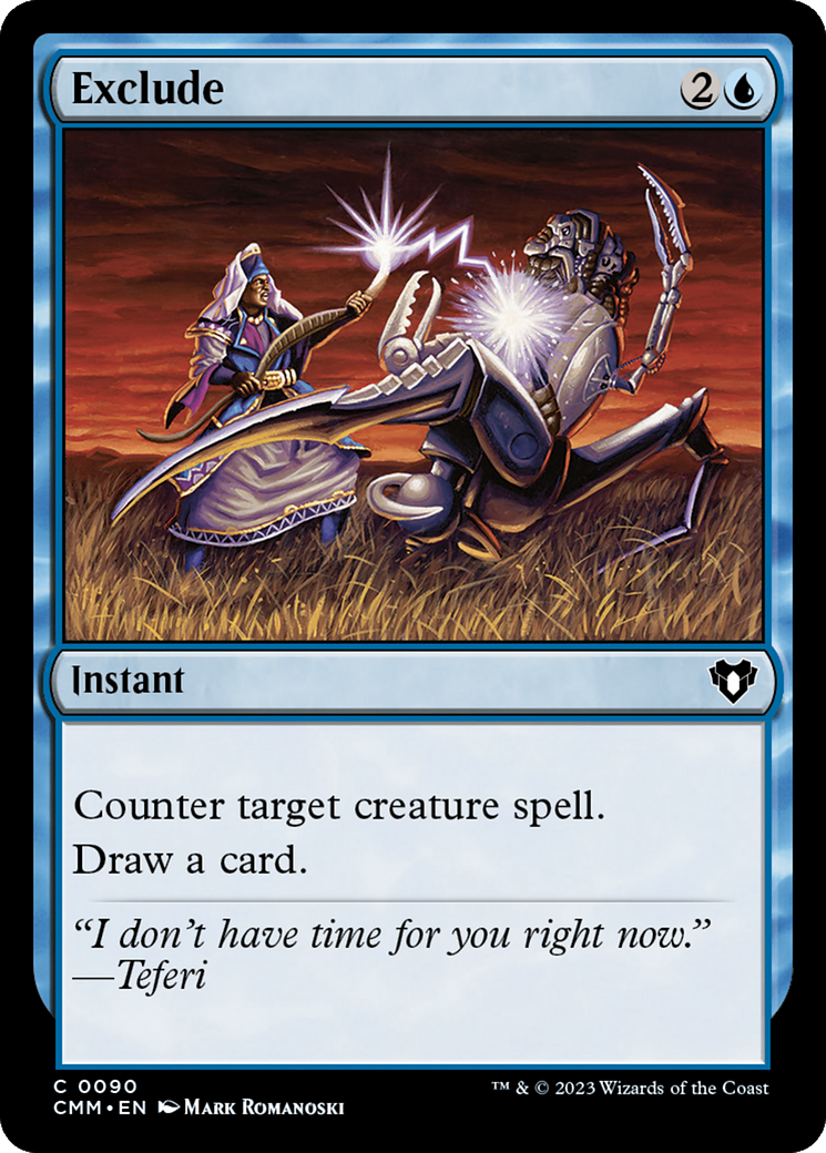 Exclude [Commander Masters] | Jomio and Rueliete's Cards and Comics