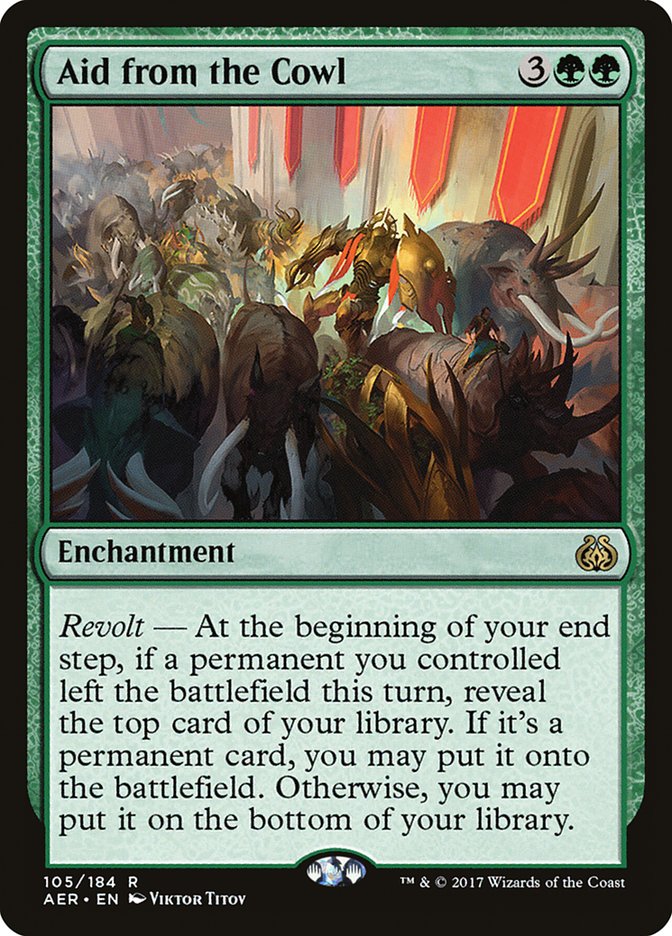 Aid from the Cowl [Aether Revolt] | Jomio and Rueliete's Cards and Comics