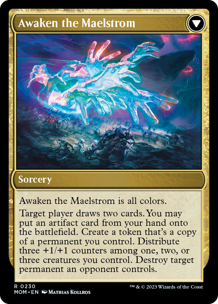 Invasion of Alara // Awaken the Maelstrom [March of the Machine] | Jomio and Rueliete's Cards and Comics