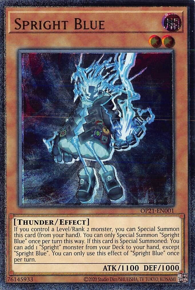 Spright Blue [OP21-EN001] Ultimate Rare | Jomio and Rueliete's Cards and Comics