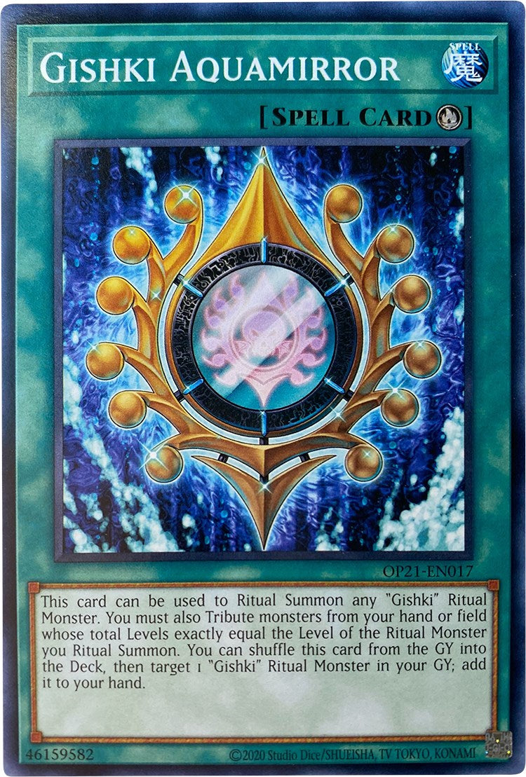 Gishki Aquamirror [OP21-EN017] Common | Jomio and Rueliete's Cards and Comics
