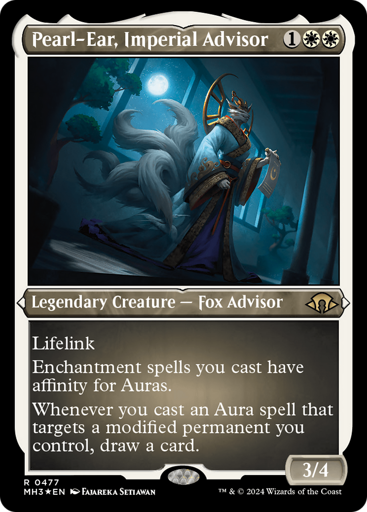 Pearl-Ear, Imperial Advisor (Foil Etched) [Modern Horizons 3] | Jomio and Rueliete's Cards and Comics