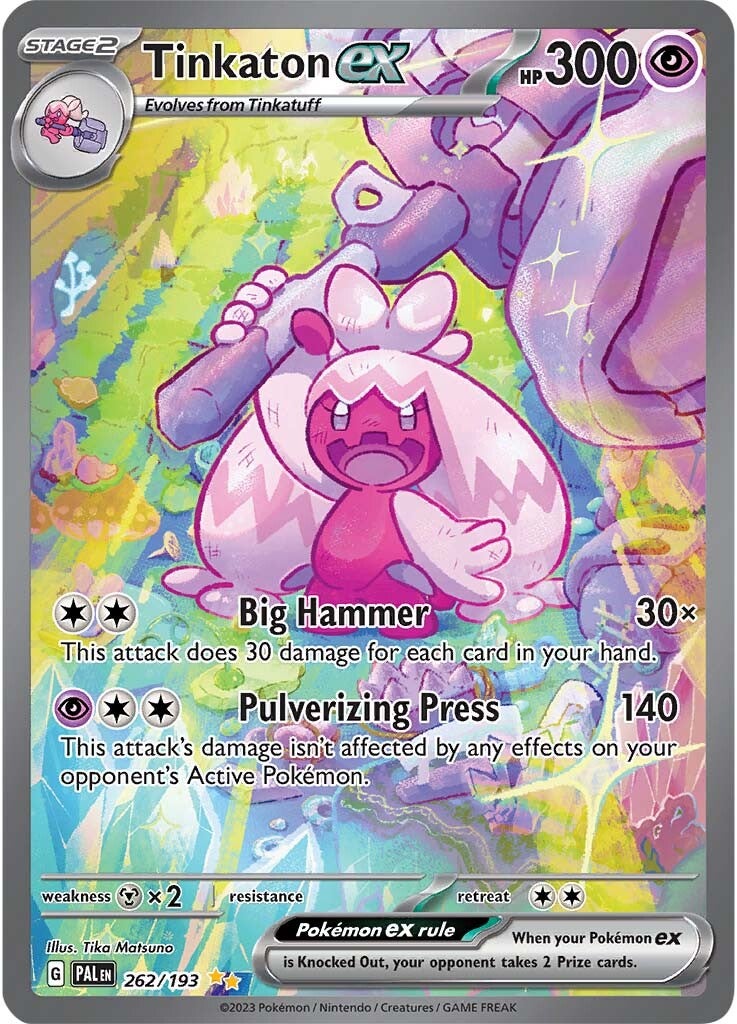 Tinkaton ex (262/193) [Scarlet & Violet: Paldea Evolved] | Jomio and Rueliete's Cards and Comics