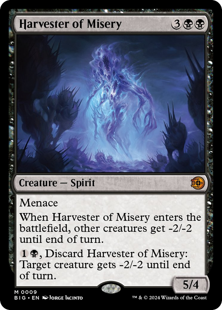 Harvester of Misery [Outlaws of Thunder Junction: The Big Score] | Jomio and Rueliete's Cards and Comics