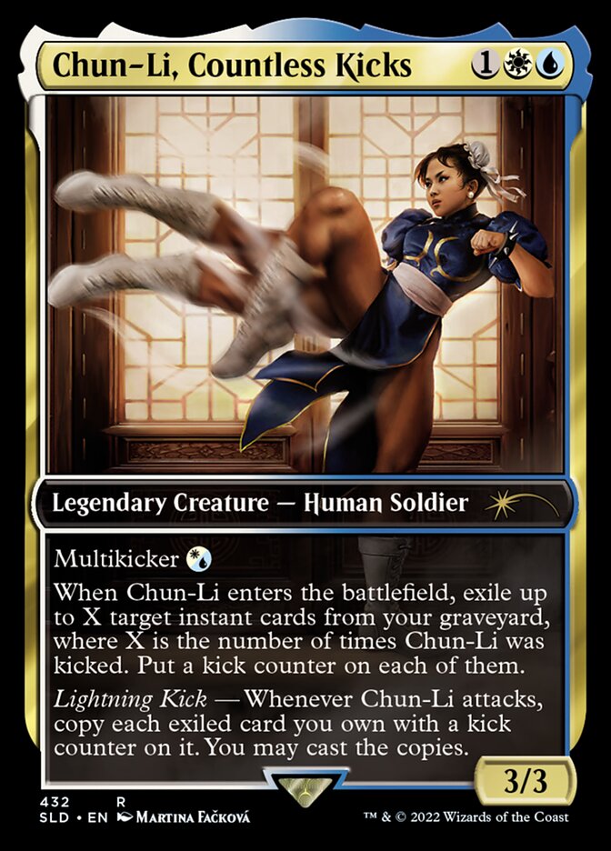 Chun-Li, Countless Kicks [Secret Lair Drop Series] | Jomio and Rueliete's Cards and Comics