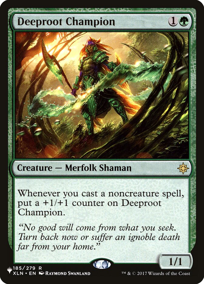 Deeproot Champion [The List] | Jomio and Rueliete's Cards and Comics