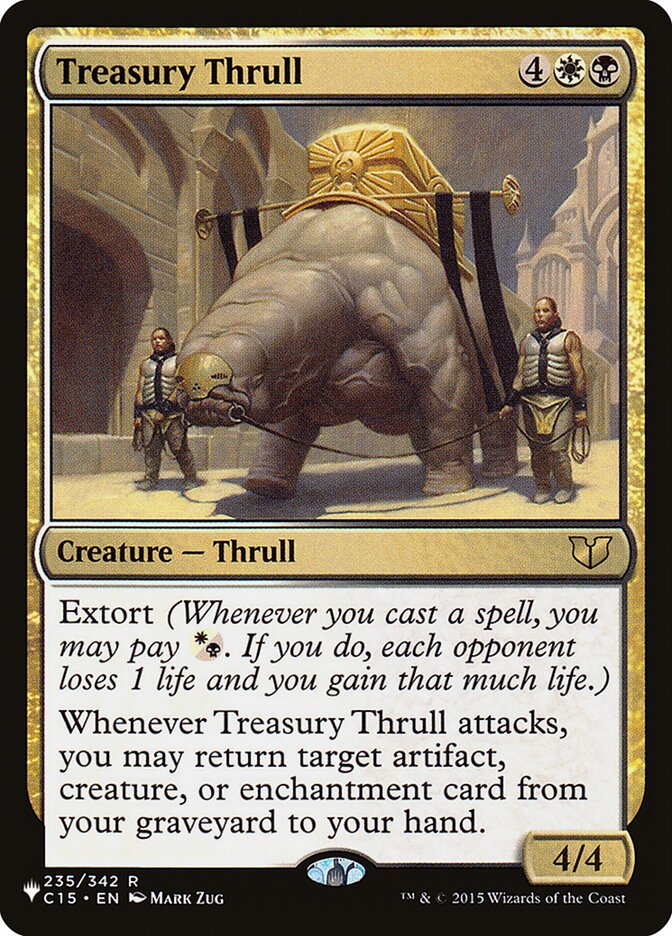 Treasury Thrull [The List] | Jomio and Rueliete's Cards and Comics
