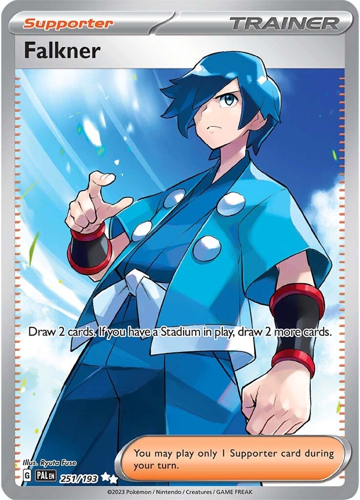 Falkner (251/193) [Scarlet & Violet: Paldea Evolved] | Jomio and Rueliete's Cards and Comics