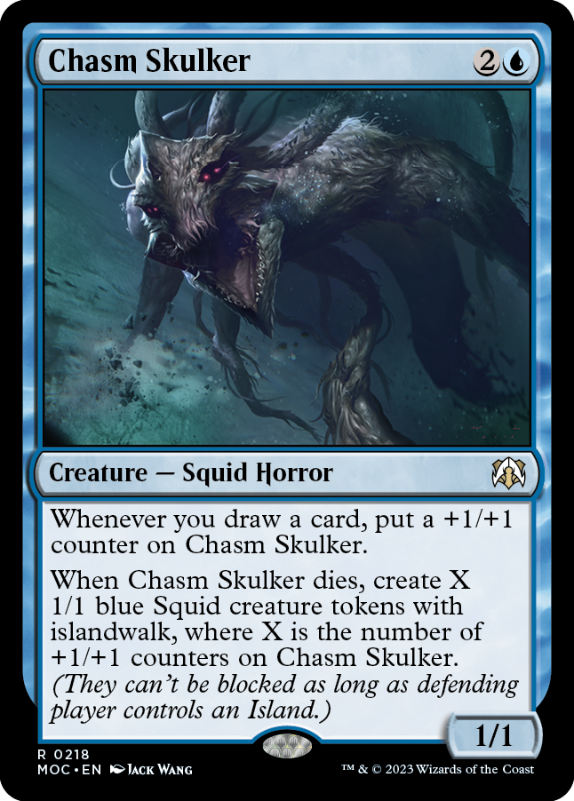 Chasm Skulker [March of the Machine Commander] | Jomio and Rueliete's Cards and Comics