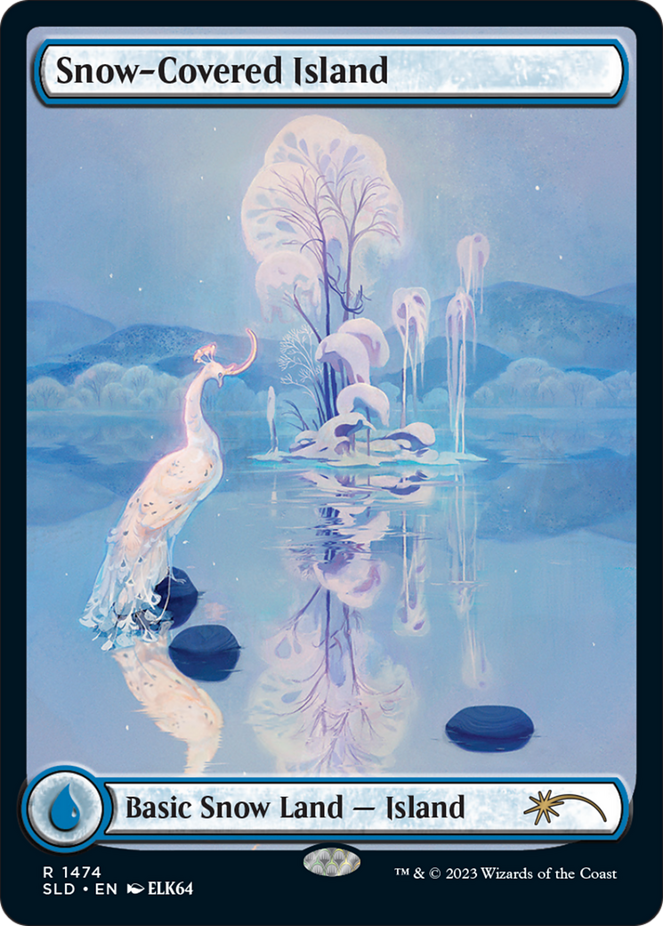 Snow-Covered Island (1474) [Secret Lair Drop Series] | Jomio and Rueliete's Cards and Comics