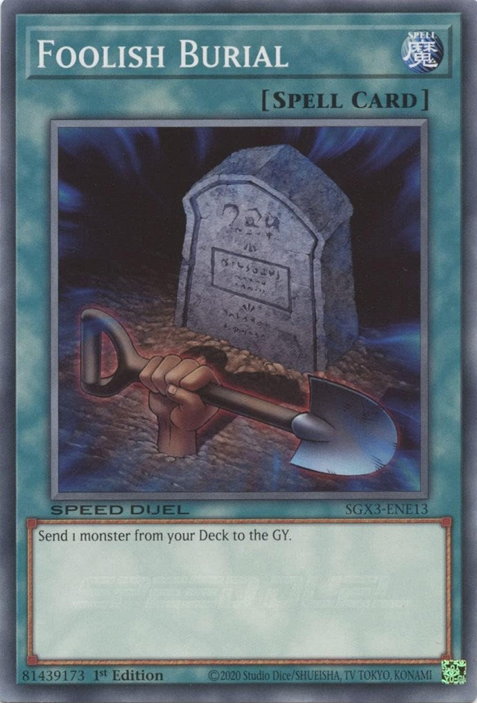 Foolish Burial [SGX3-ENE13] Common | Jomio and Rueliete's Cards and Comics