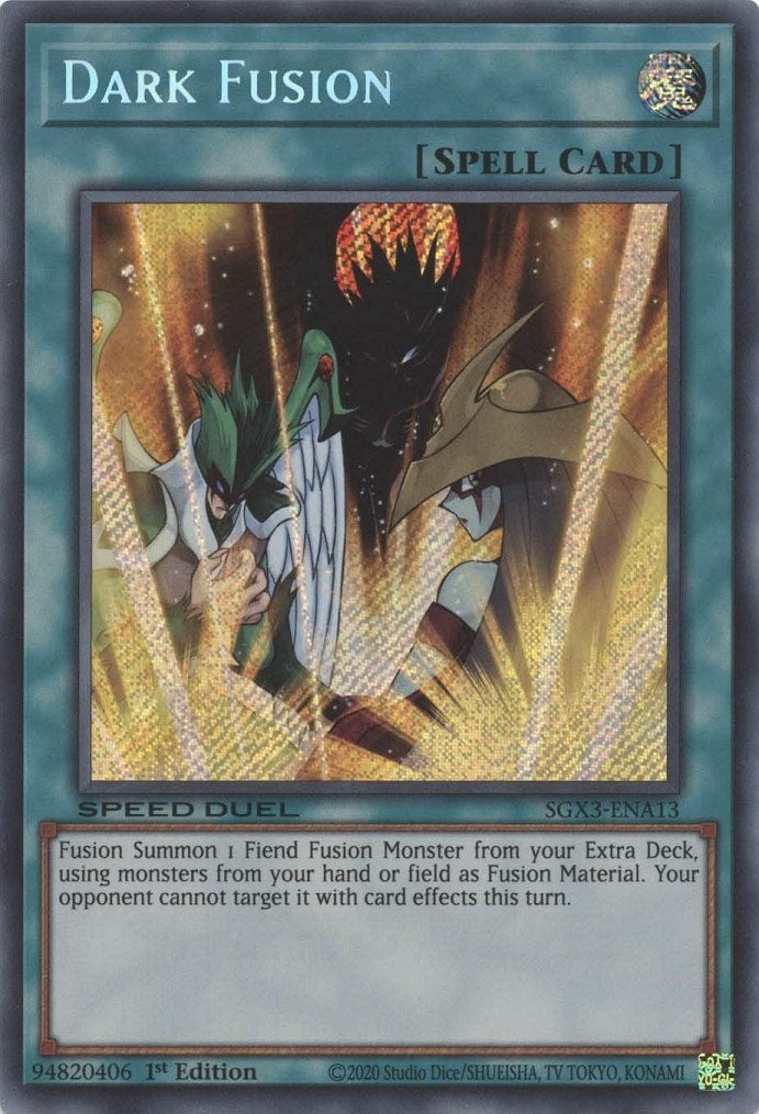Dark Fusion [SGX3-ENA13] Secret Rare | Jomio and Rueliete's Cards and Comics