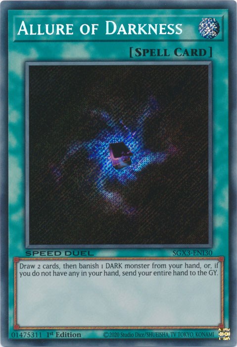 Allure of Darkness [SGX3-ENI30] Secret Rare | Jomio and Rueliete's Cards and Comics