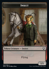 Phyrexian // Insect Double-Sided Token [Dominaria United Tokens] | Jomio and Rueliete's Cards and Comics