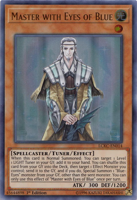 Master with Eyes of Blue [LCKC-EN014] Ultra Rare | Jomio and Rueliete's Cards and Comics
