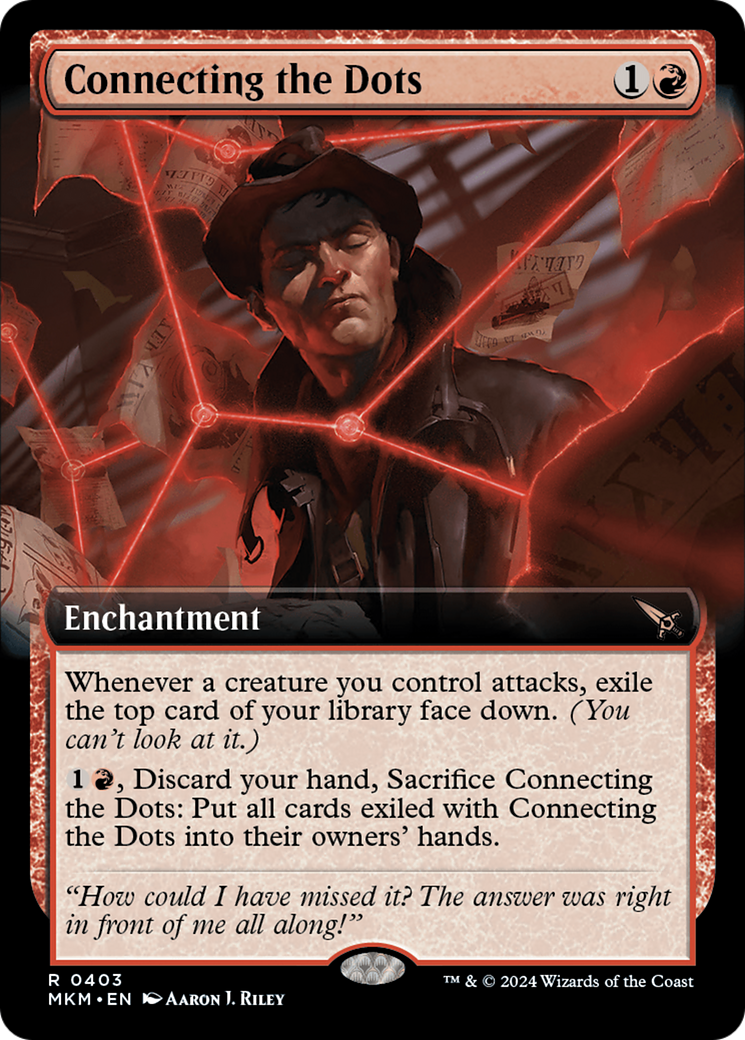 Connecting the Dots (Extended Art) [Murders at Karlov Manor] | Jomio and Rueliete's Cards and Comics