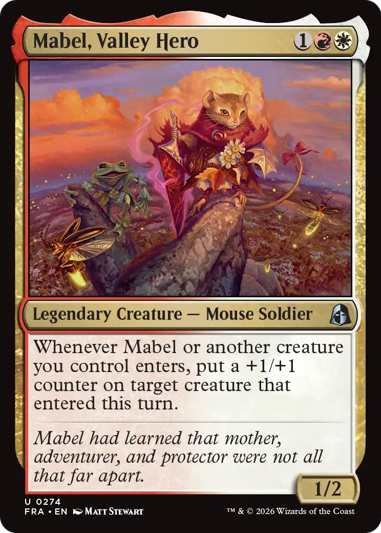 Mabel, Valley Hero [Reality Fracture] | Jomio and Rueliete's Cards and Comics