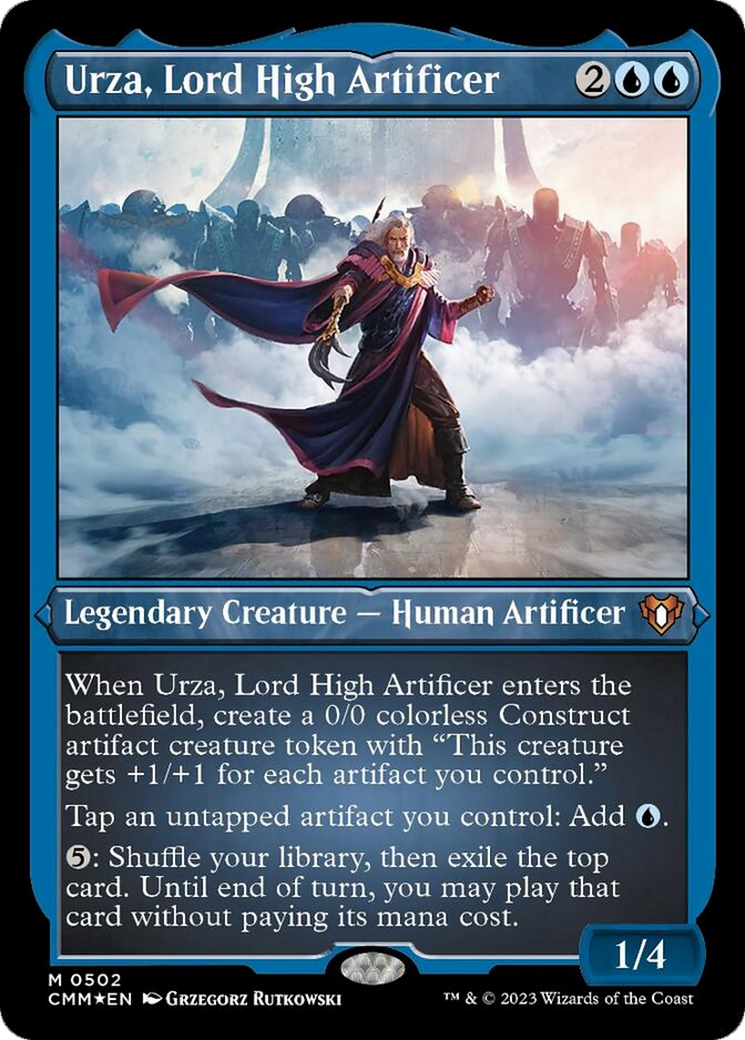 Urza, Lord High Artificer (Foil Etched) [Commander Masters] | Jomio and Rueliete's Cards and Comics