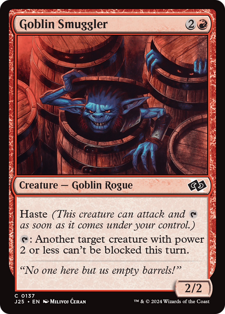 Goblin Smuggler [Foundations Jumpstart] | Jomio and Rueliete's Cards and Comics