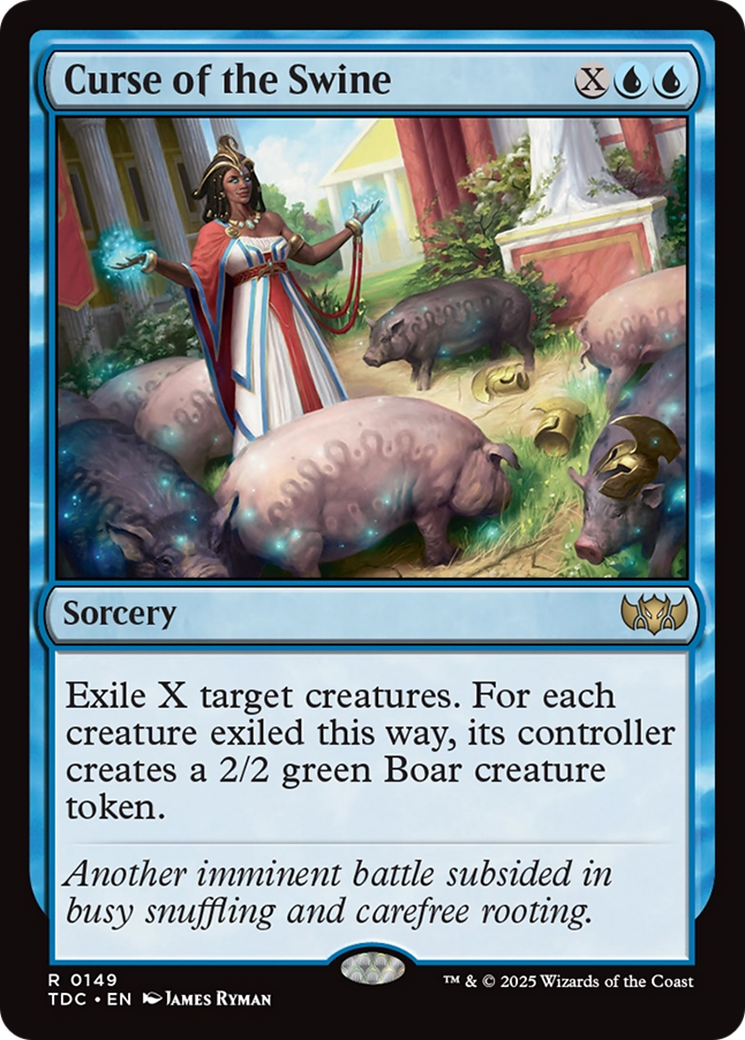 Curse of the Swine [Tarkir: Dragonstorm Commander] | Jomio and Rueliete's Cards and Comics