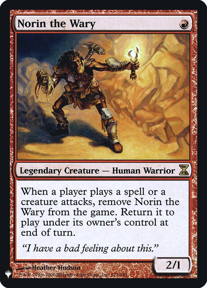 Norin the Wary [Mystery Booster] | Jomio and Rueliete's Cards and Comics