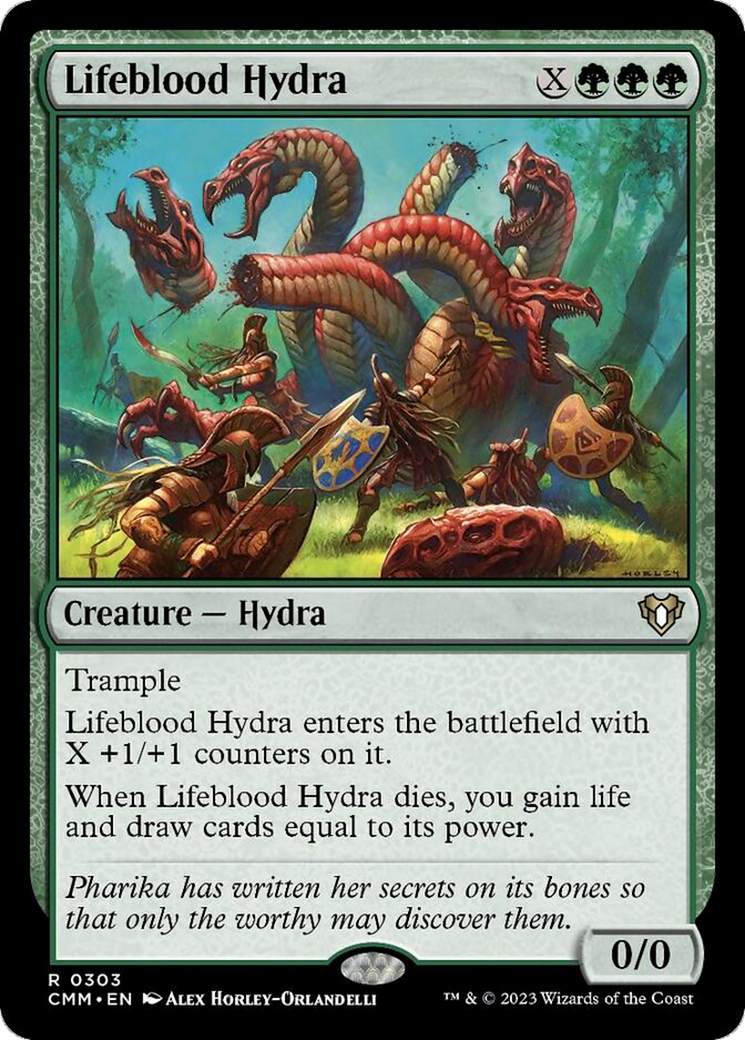 Lifeblood Hydra [Commander Masters] | Jomio and Rueliete's Cards and Comics