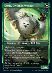 Doric, Nature's Warden // Doric, Owlbear Avenger [Secret Lair Drop Series] | Jomio and Rueliete's Cards and Comics