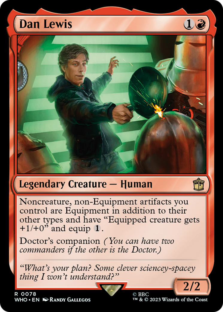 Dan Lewis [Doctor Who] | Jomio and Rueliete's Cards and Comics