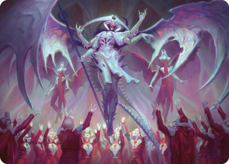 Atraxa, Grand Unifier Art Card [Phyrexia: All Will Be One Art Series] | Jomio and Rueliete's Cards and Comics