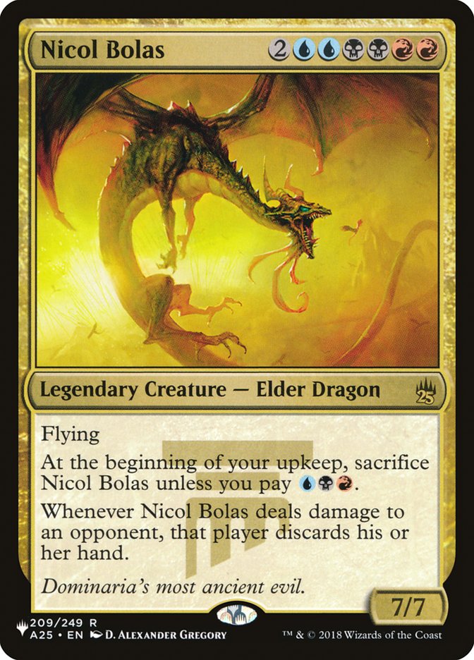 Nicol Bolas [The List] | Jomio and Rueliete's Cards and Comics