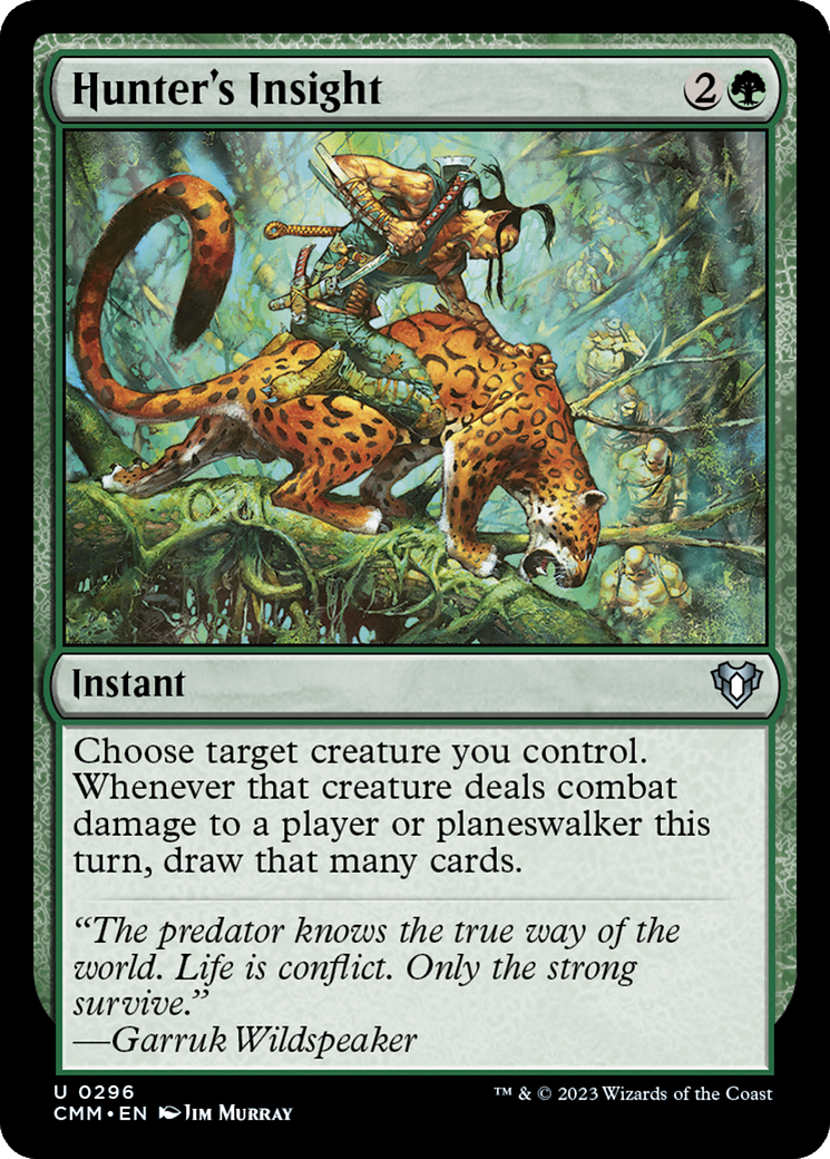 Hunter's Insight [Commander Masters] | Jomio and Rueliete's Cards and Comics