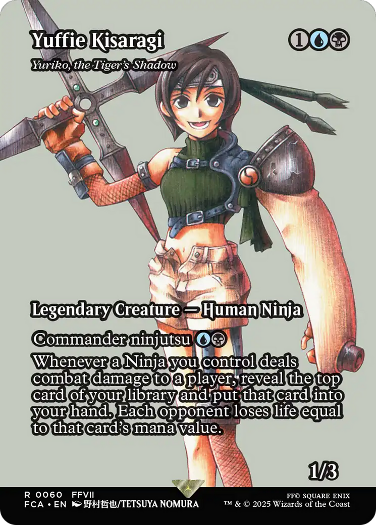 Yuffie Kisaragi - Yuriko, the Tiger's Shadow (Showcase) [FINAL FANTASY : Through the Ages] | Jomio and Rueliete's Cards and Comics