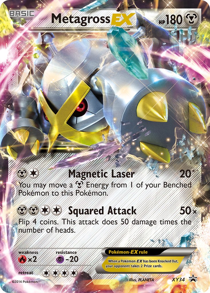 Metagross EX (XY34) [XY: Black Star Promos] | Jomio and Rueliete's Cards and Comics