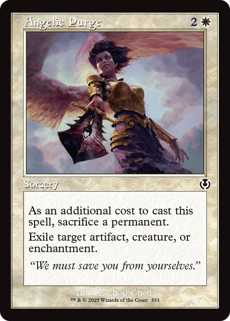 Angelic Purge (Retro Frame) [Innistrad Remastered] | Jomio and Rueliete's Cards and Comics
