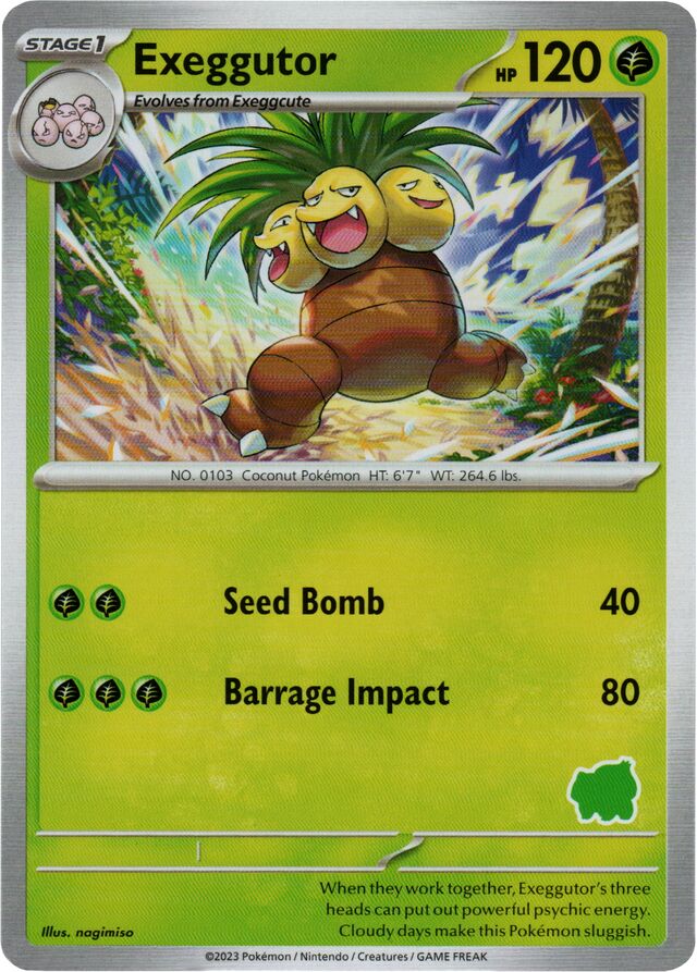Exeggutor [My First Battle] | Jomio and Rueliete's Cards and Comics