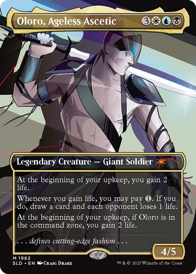 Oloro, Ageless Ascetic (Rainbow Foil) [Secret Lair Drop Series] | Jomio and Rueliete's Cards and Comics