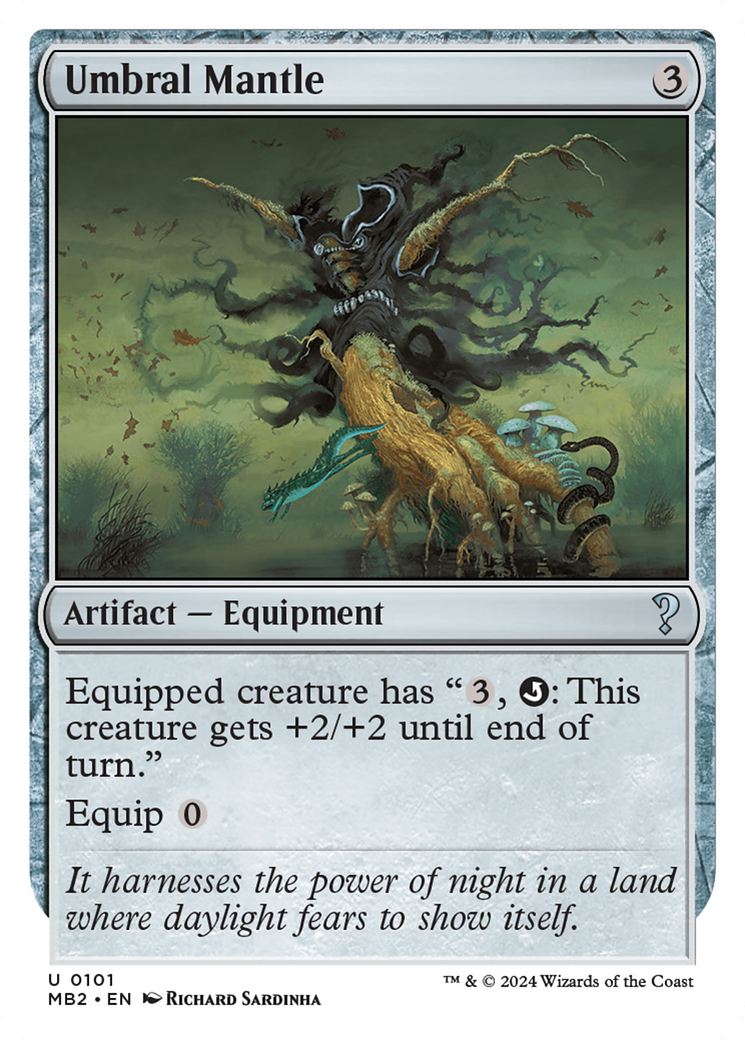 Umbral Mantle (White Border) [Mystery Booster 2] | Jomio and Rueliete's Cards and Comics