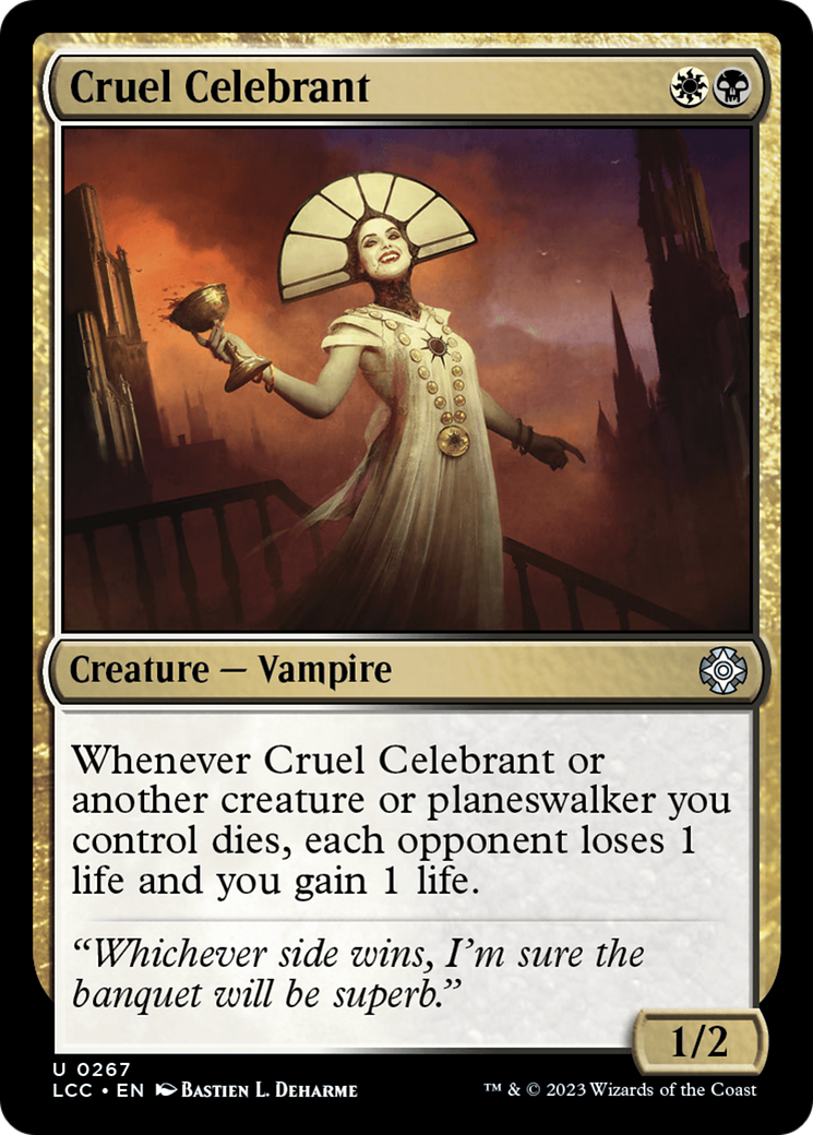 Cruel Celebrant [The Lost Caverns of Ixalan Commander] | Jomio and Rueliete's Cards and Comics