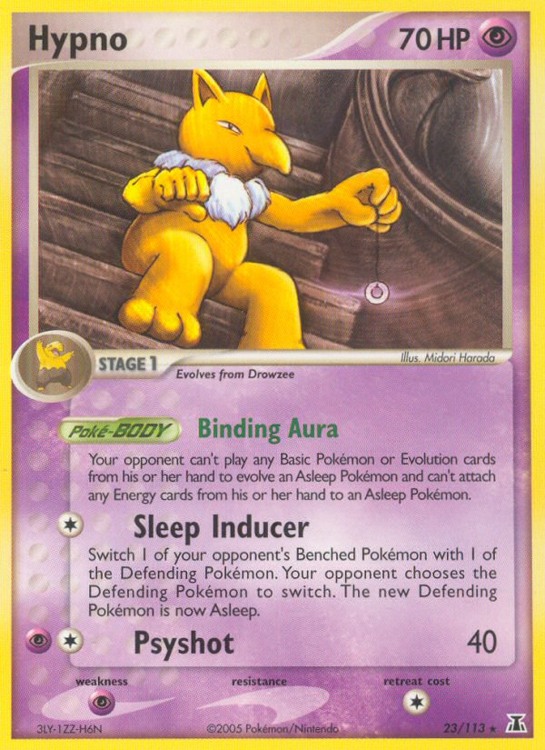 Hypno (23/113) [EX: Delta Species] | Jomio and Rueliete's Cards and Comics
