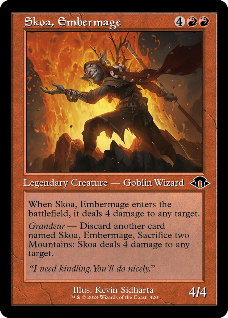 Skoa, Embermage (Retro) [Modern Horizons 3] | Jomio and Rueliete's Cards and Comics