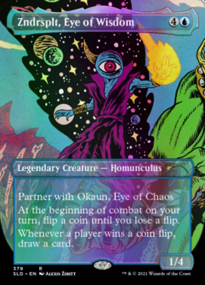 Zndrsplt, Eye of Wisdom // Zndrsplt, Eye of Wisdom (Borderless) [Secret Lair Drop Series] | Jomio and Rueliete's Cards and Comics
